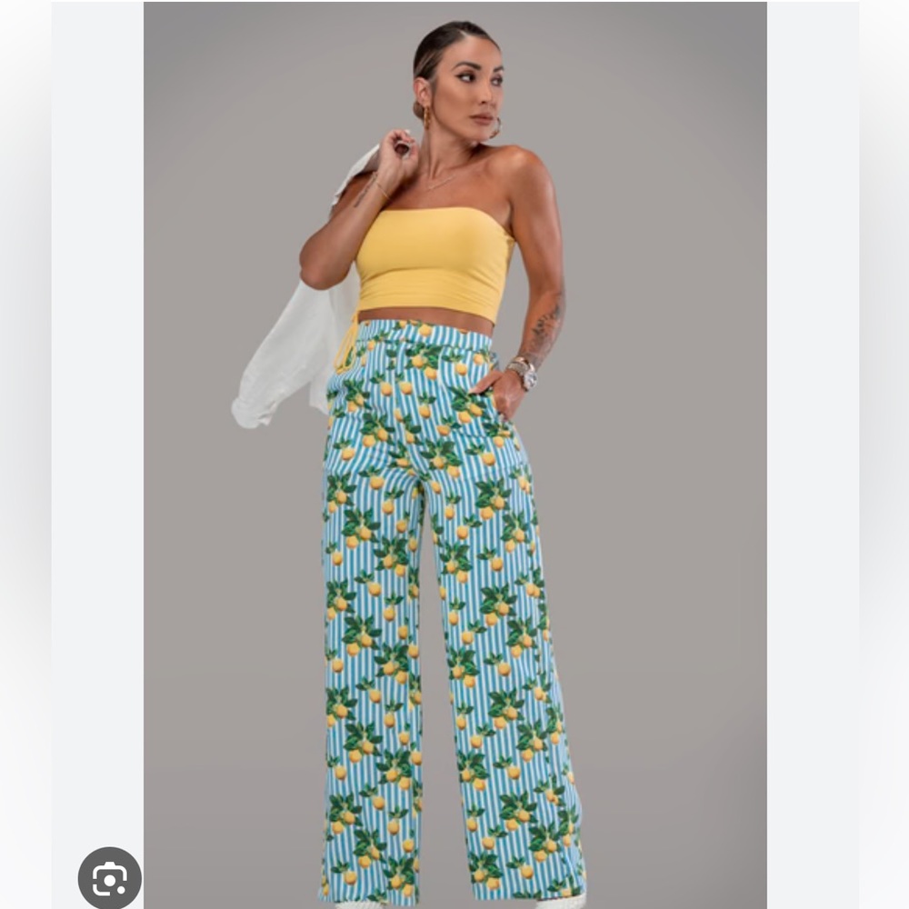 ByEgreis Long Lemon Pants Size M